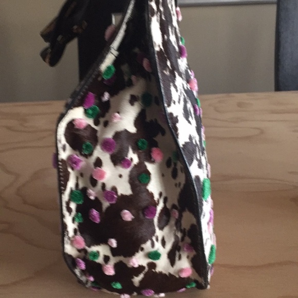 VINTAGE GIANNI VERSACE Animal Print BAG - Picture 2 of 7